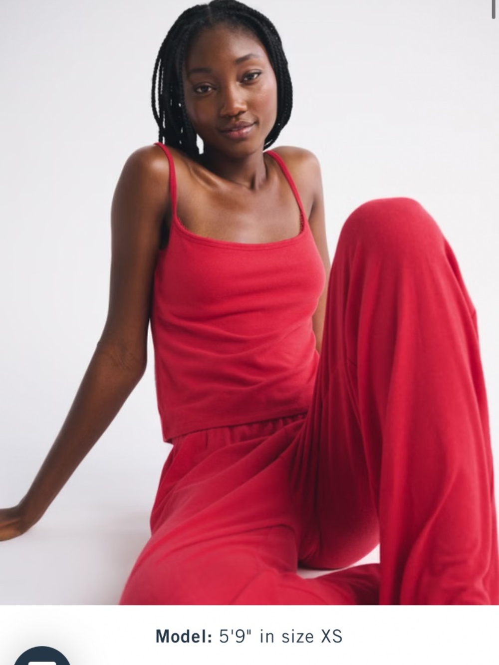 Abercrombie Red Tank Top